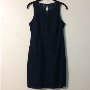 Navy Lace Dress